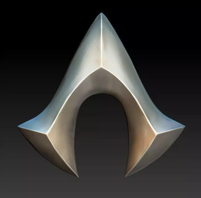 Atlantean Emblem 3D print model_0