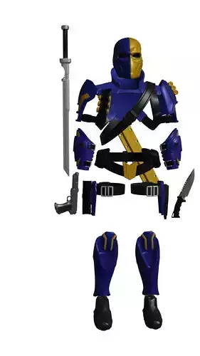 One12Scale Death Stroke Armor Kit