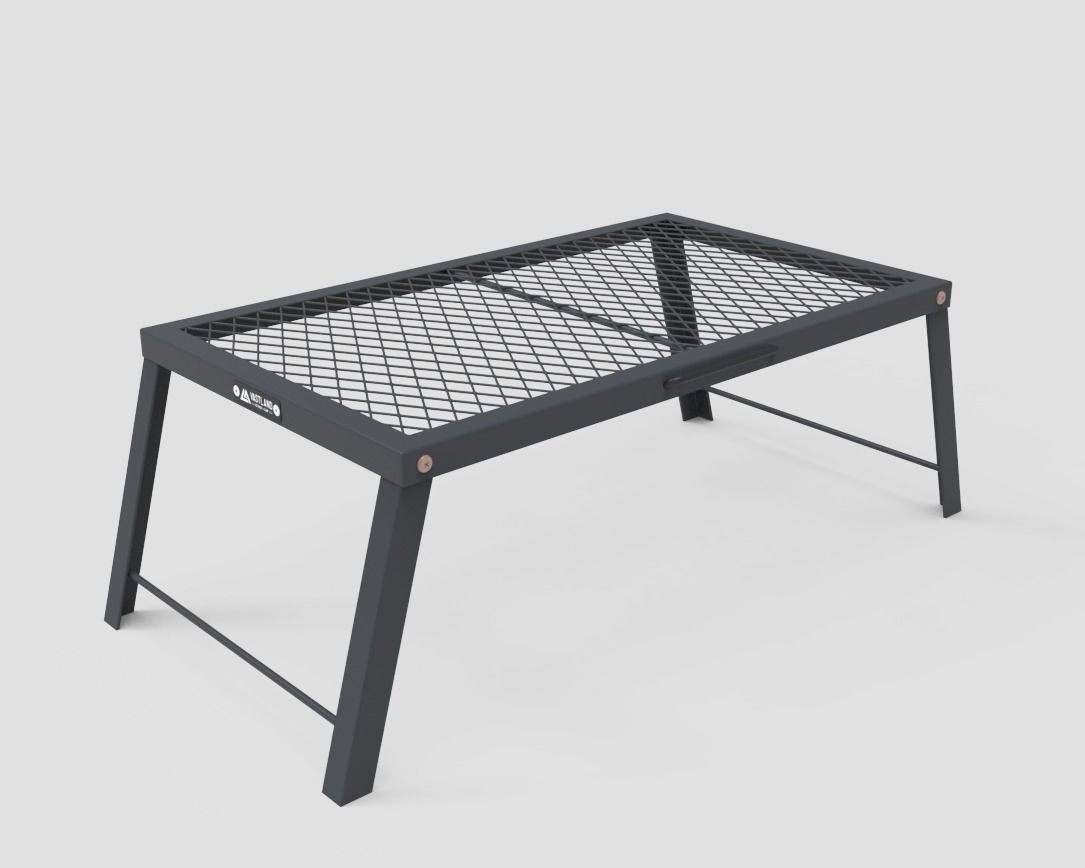 Folding Camping Table Low-poly 3D model_3