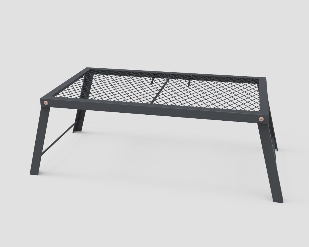 Folding Camping Table Low-poly 3D model_15
