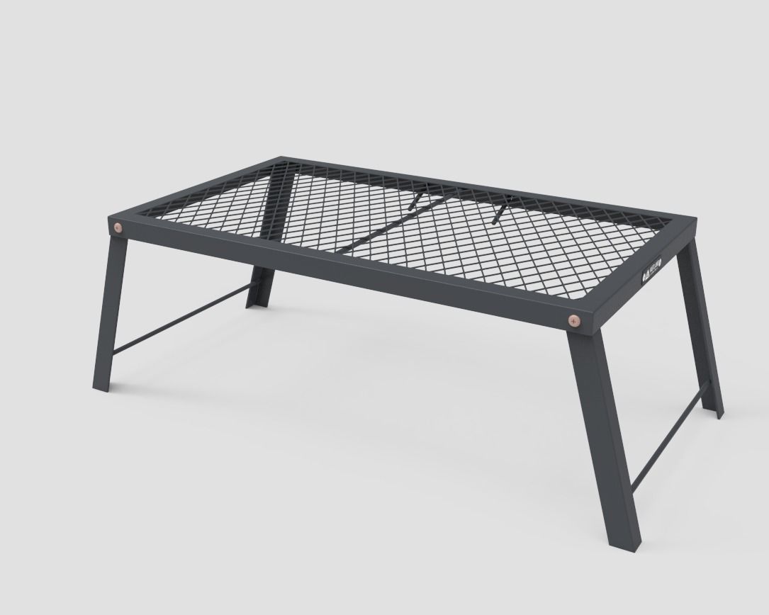 Folding Camping Table Low-poly 3D model_16