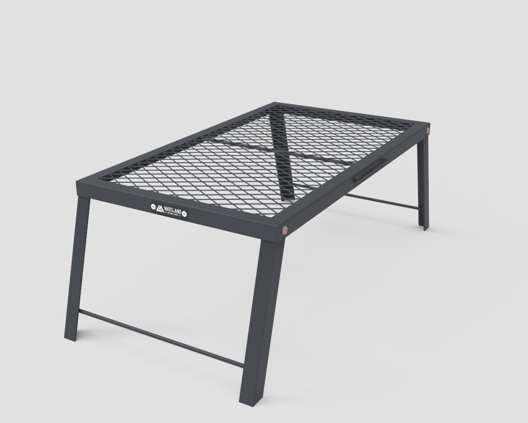 Folding Camping Table Low-poly 3D model_2