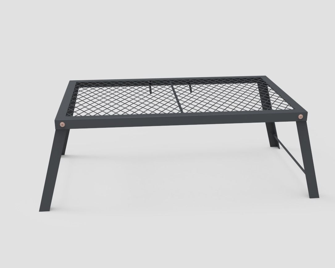Folding Camping Table Low-poly 3D model_14