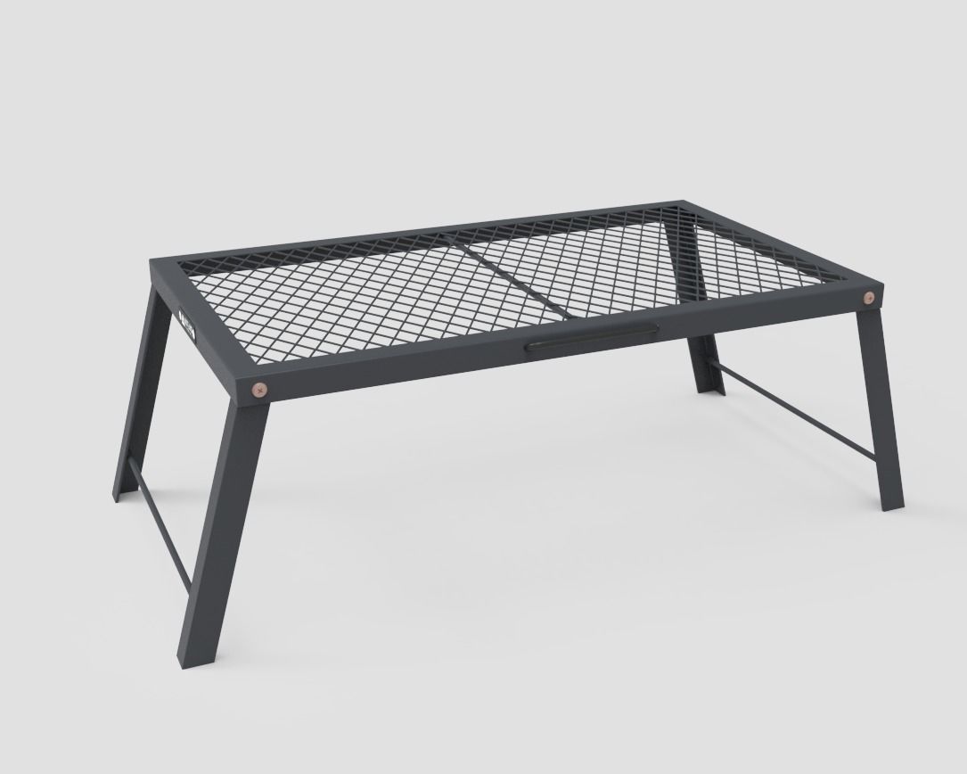 Folding Camping Table Low-poly 3D model_4