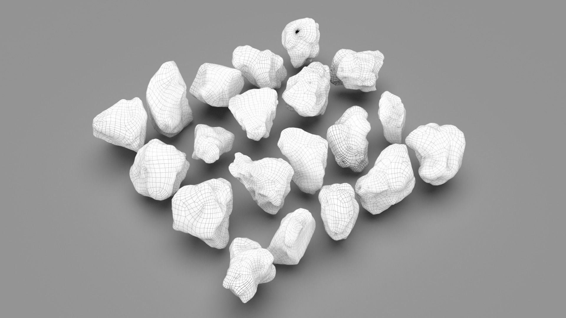 Rock Scan Pack Low-poly 3D model_34