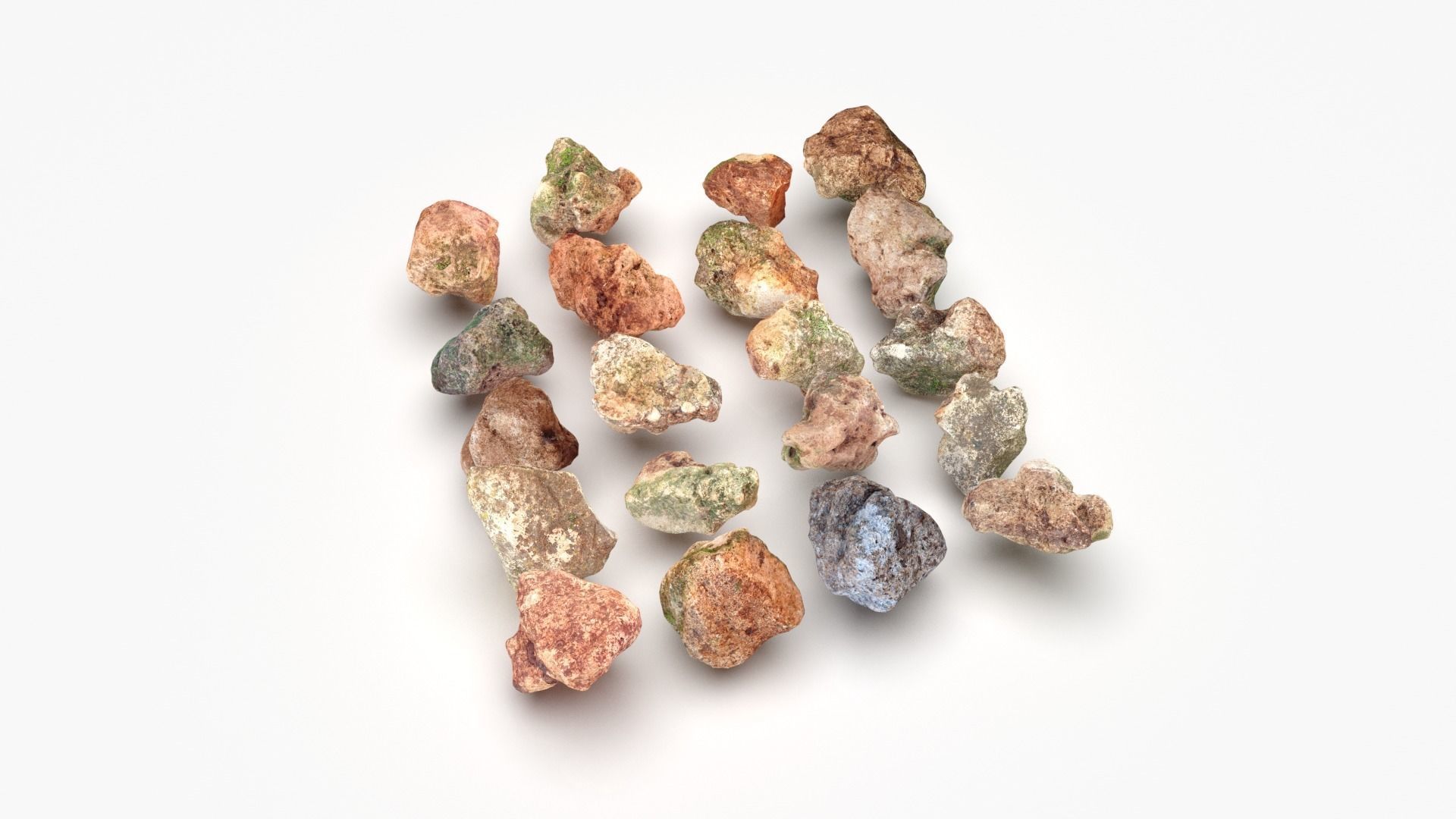 Rock Scan Pack Low-poly 3D model_12