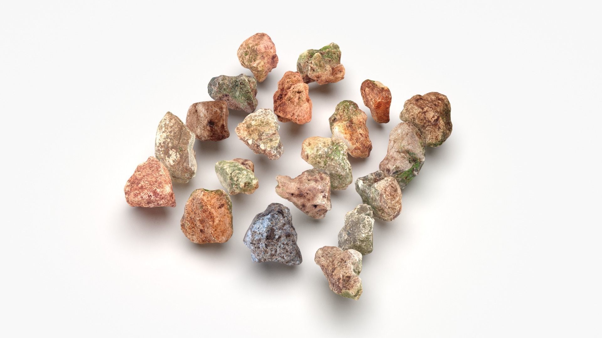 Rock Scan Pack Low-poly 3D model_6