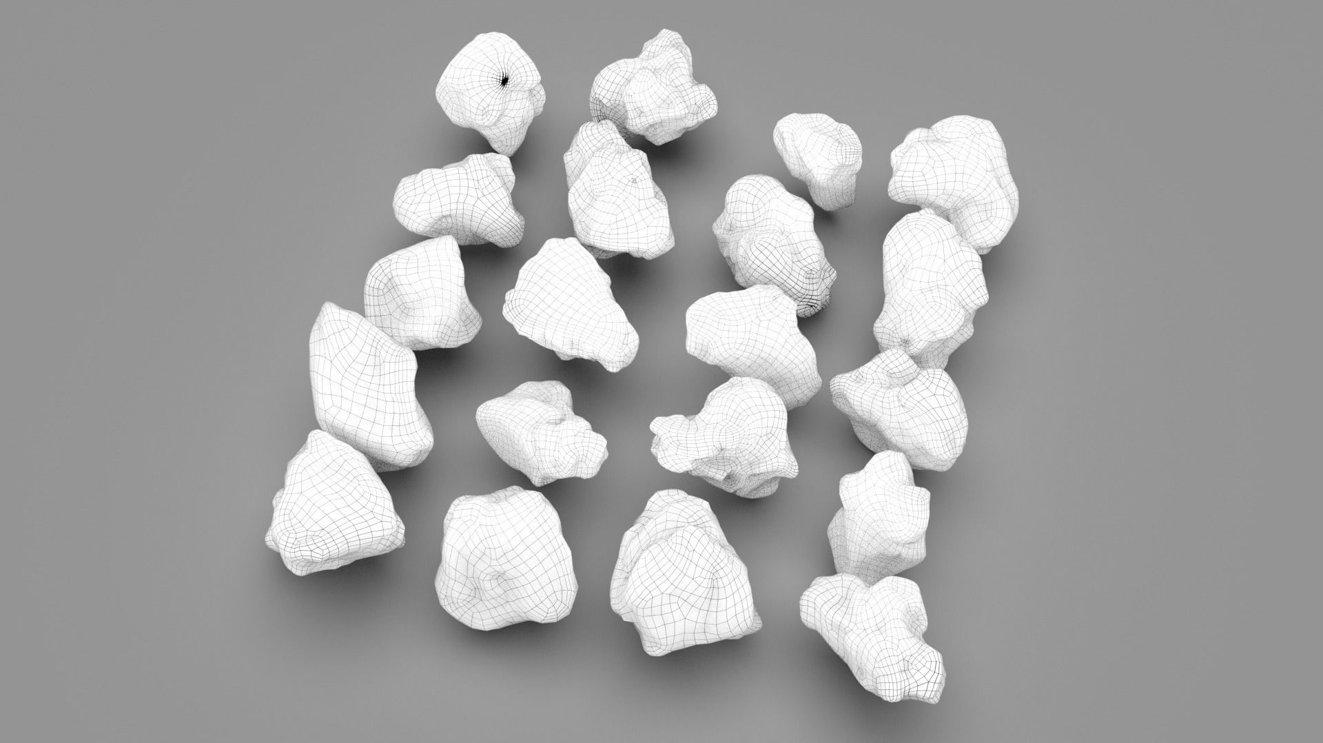 Rock Scan Pack Low-poly 3D model_33