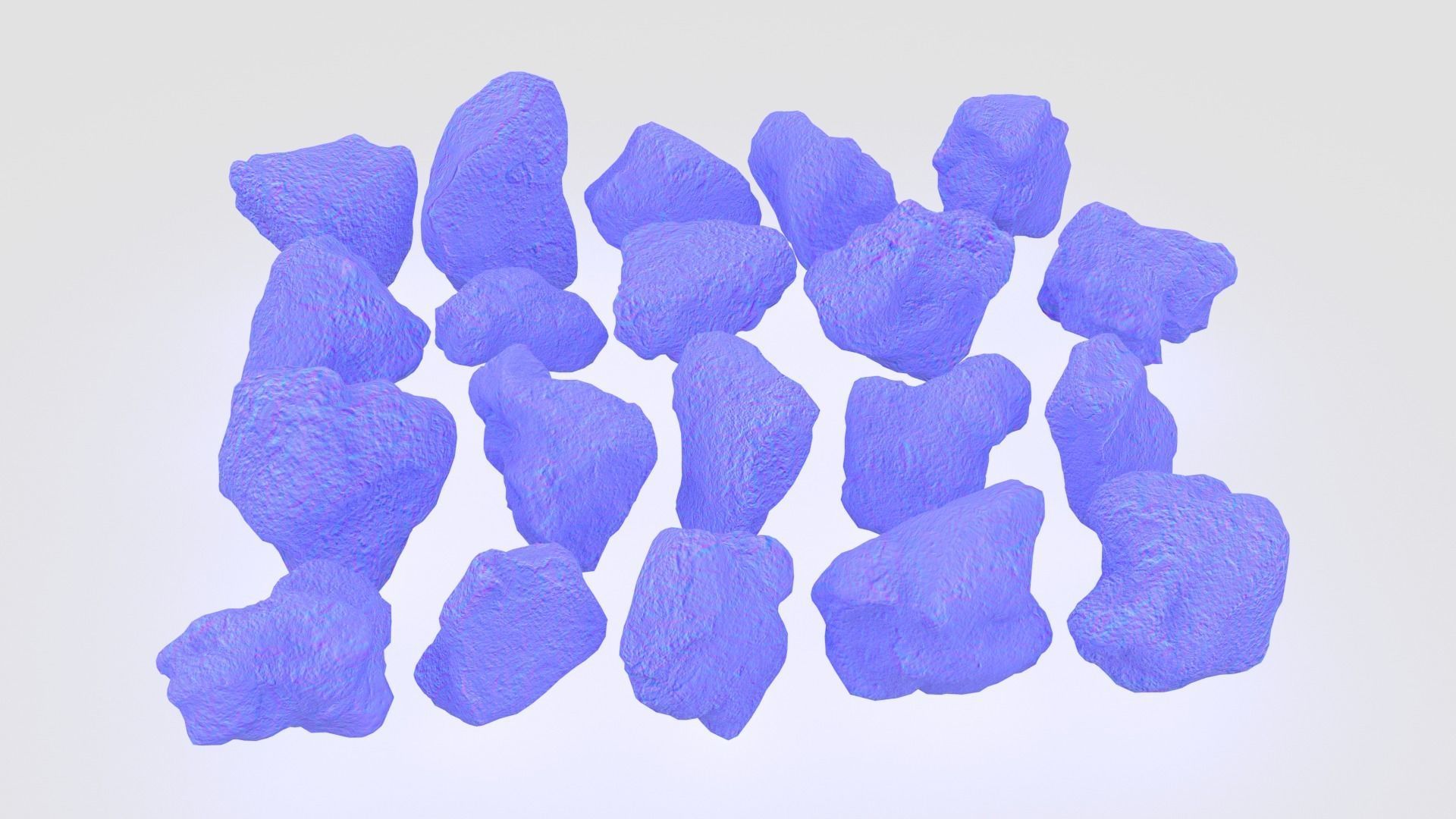 Rock Scan Pack Low-poly 3D model_21