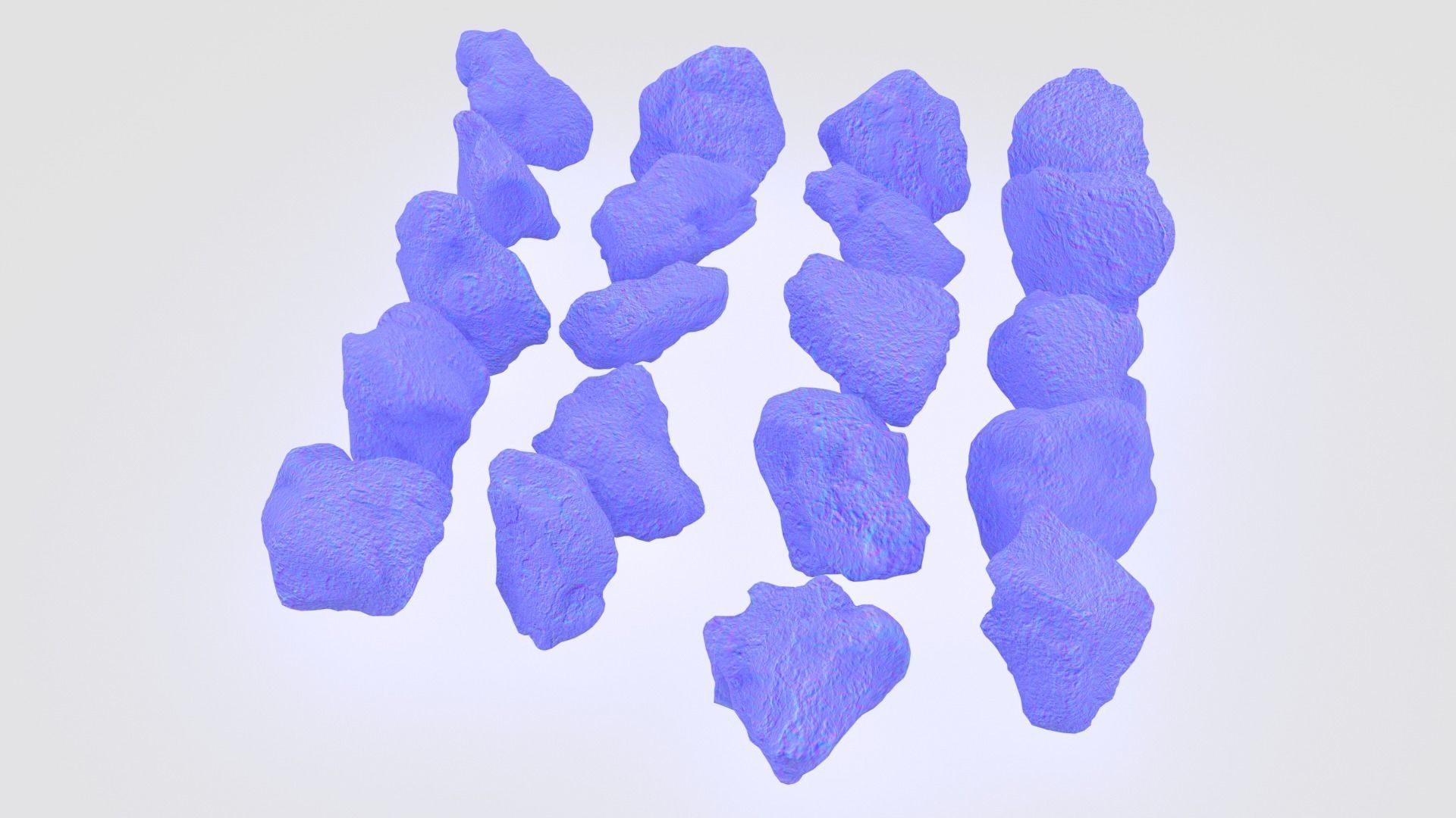 Rock Scan Pack Low-poly 3D model_23