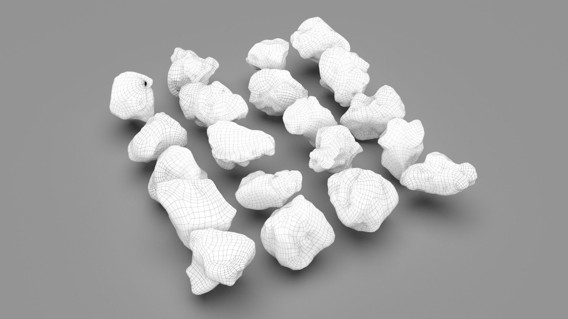 Rock Scan Pack Low-poly 3D model_32