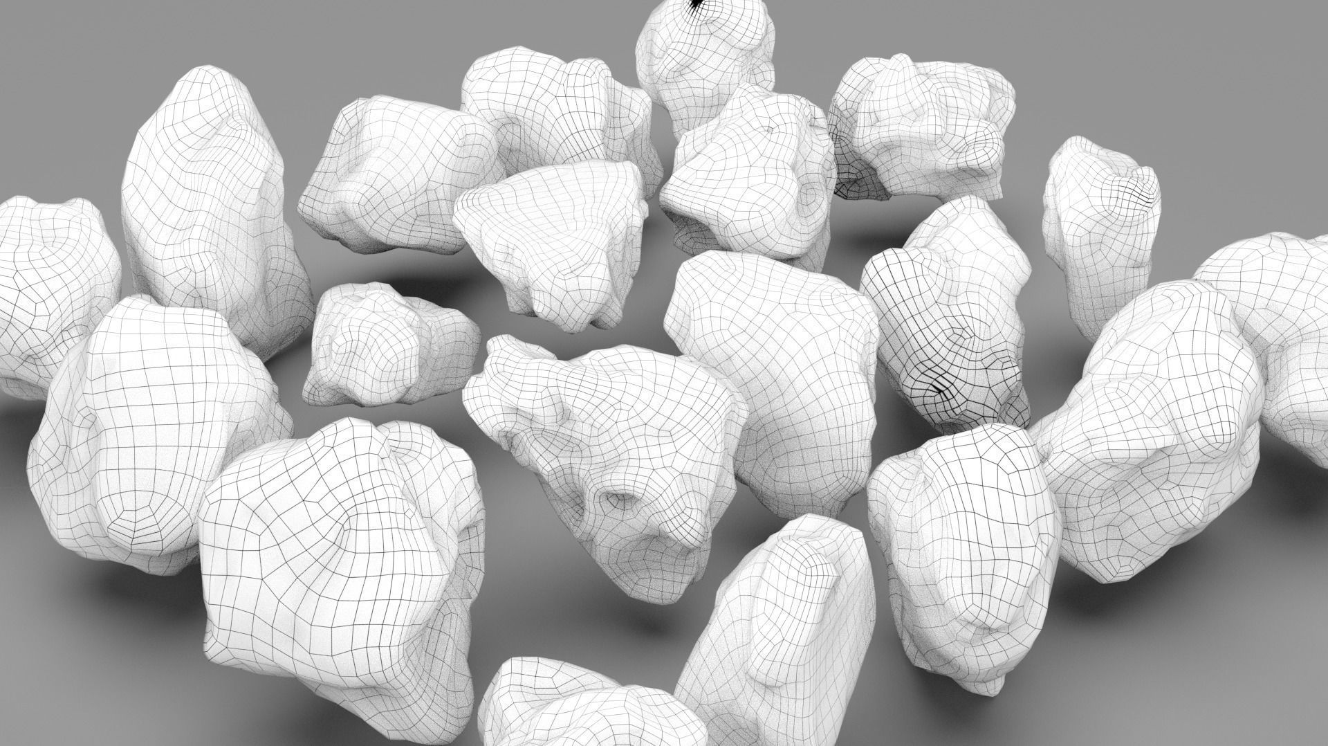 Rock Scan Pack Low-poly 3D model_35