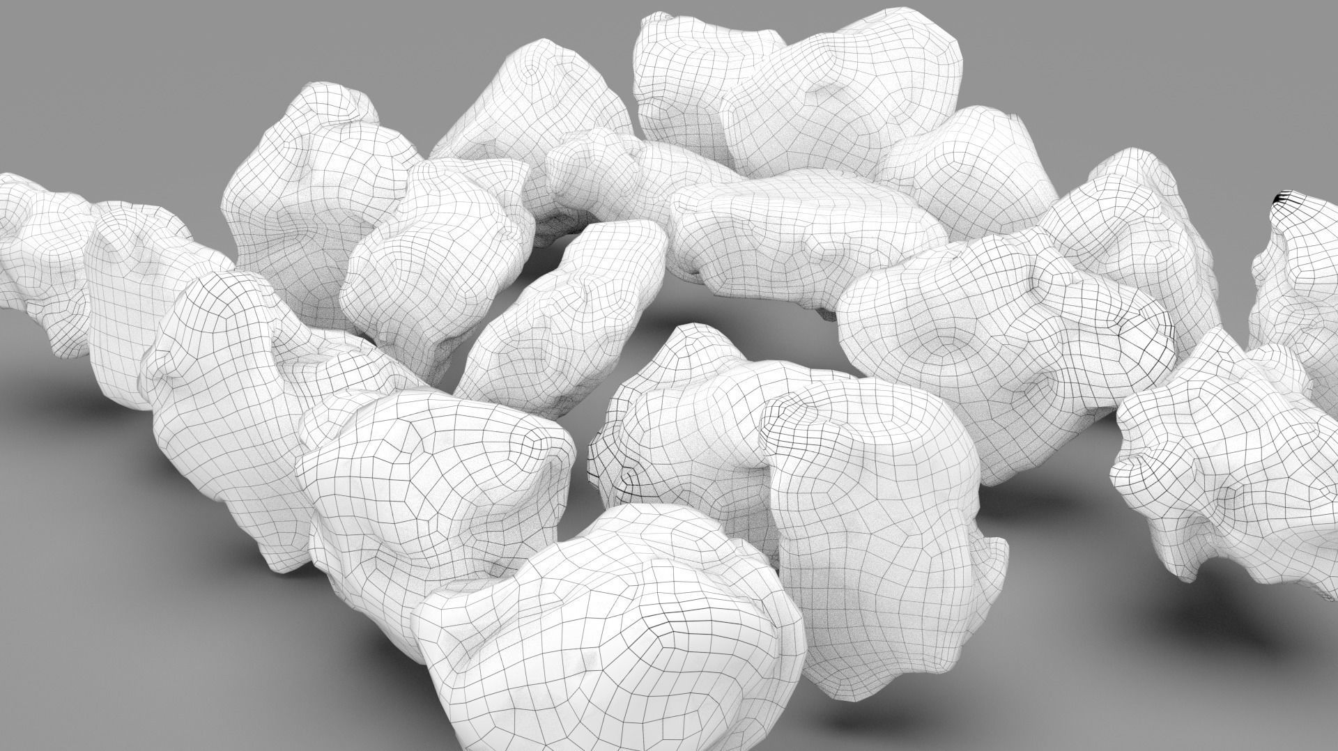 Rock Scan Pack Low-poly 3D model_37