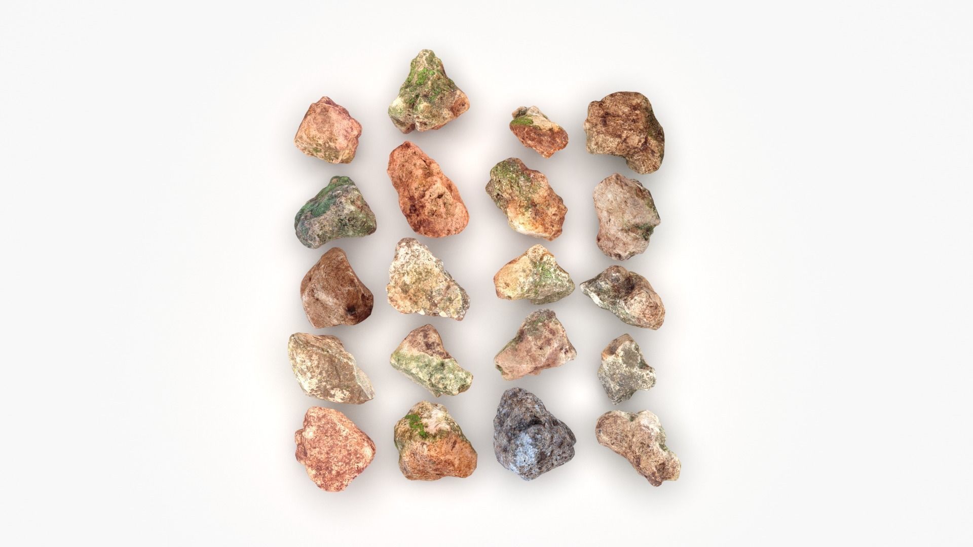 Rock Scan Pack Low-poly 3D model_11