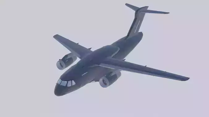 Embraer C-390 Millennium Low-poly 3D model
