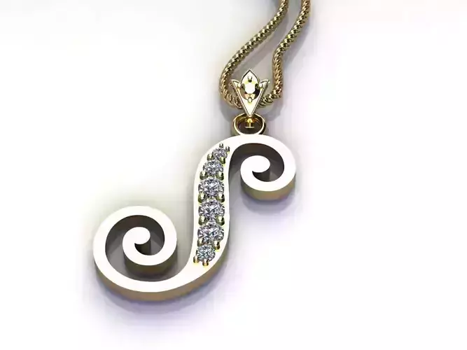 S Pendant Jewelry
