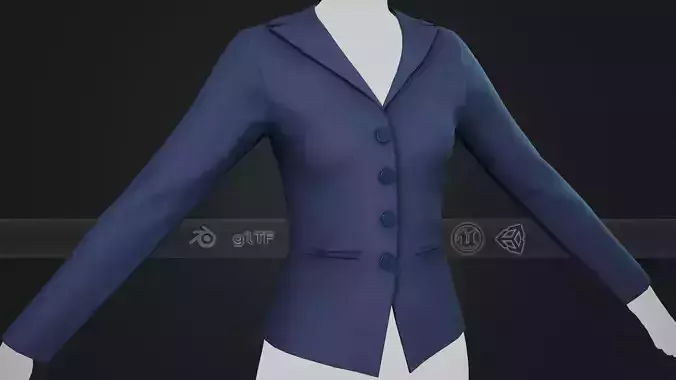 Blue Woman Blazer