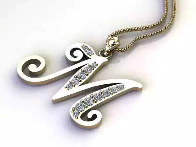 M Pendant Jewelry