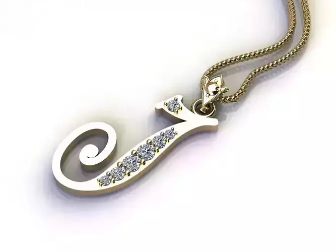 J Pendant Jewelry