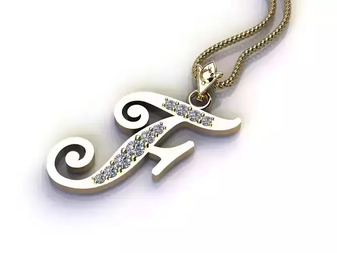 F Pendant Jewelry