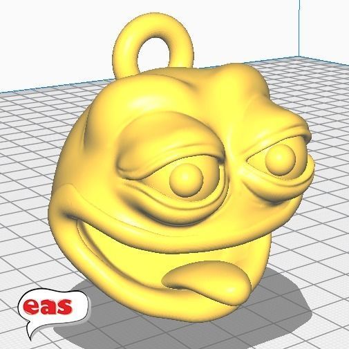 Rana pepe 3D print model_1