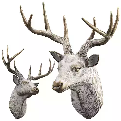 Deer Head Trophy Taxidermy by lllax