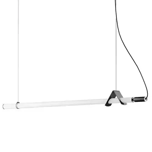 Linear Minimalist Tube Chandelier from Dilara