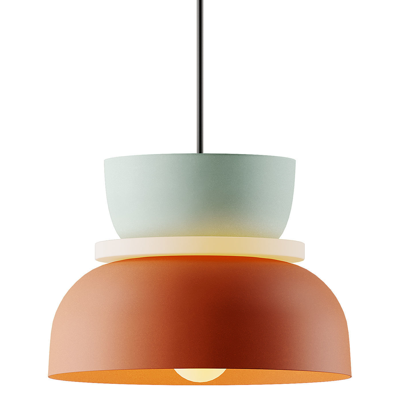 Colorful Macaron Pendant Light from Estrella Lighting 3D model_2
