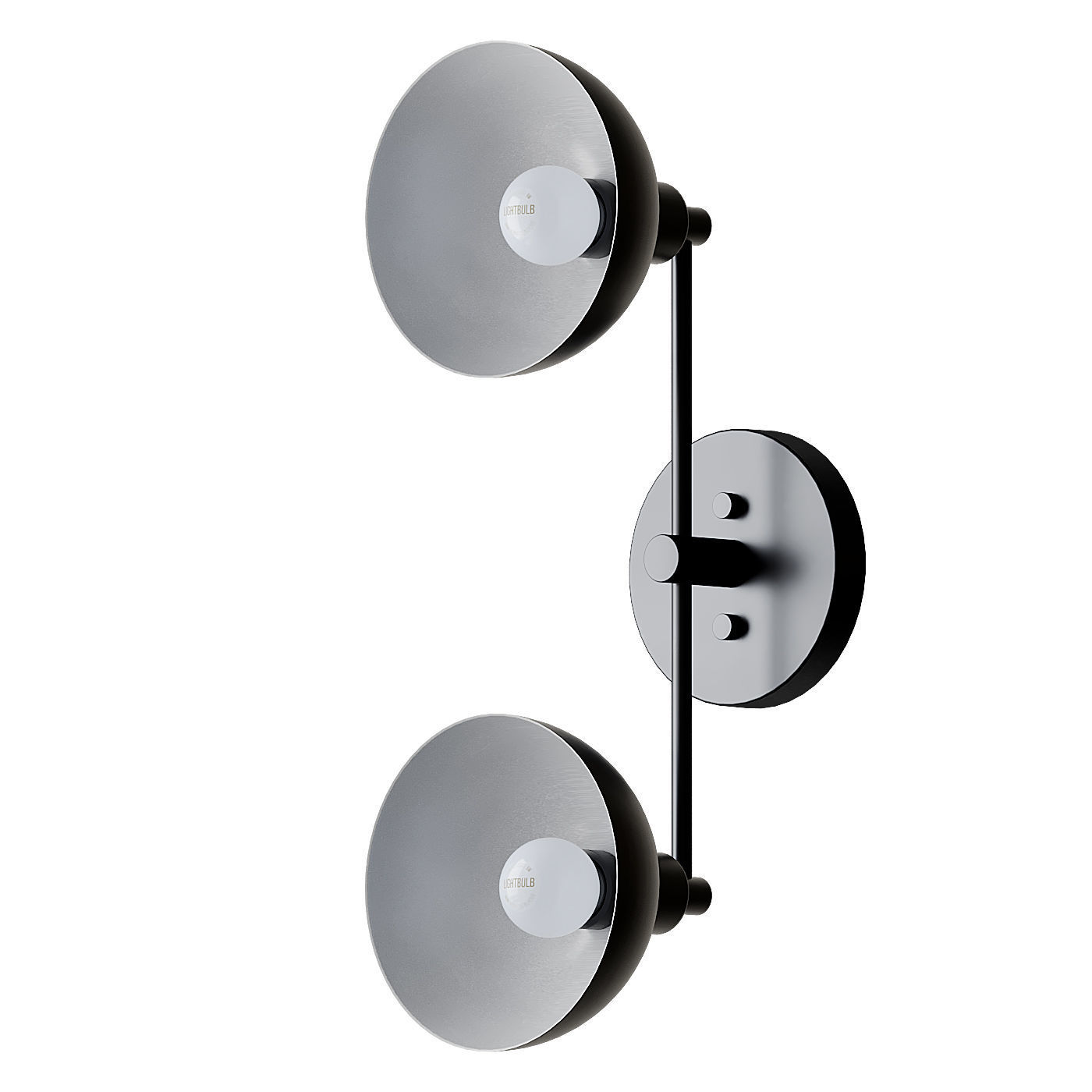 Robo Double Sconce Light from Inscapes Design 3D model_3
