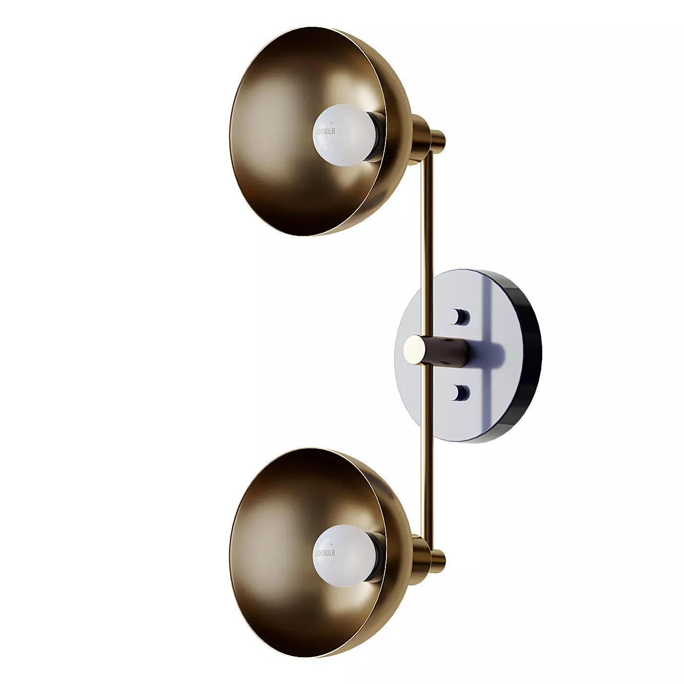 Robo Double Sconce Light from Inscapes Design 3D model_0
