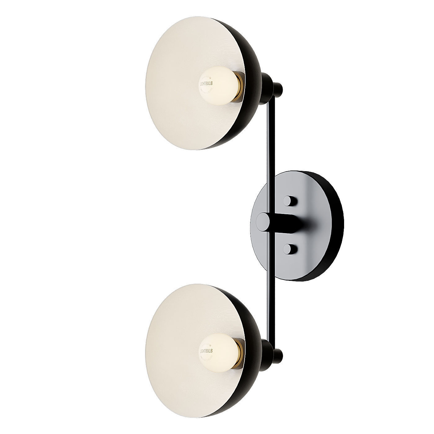 Robo Double Sconce Light from Inscapes Design 3D model_4