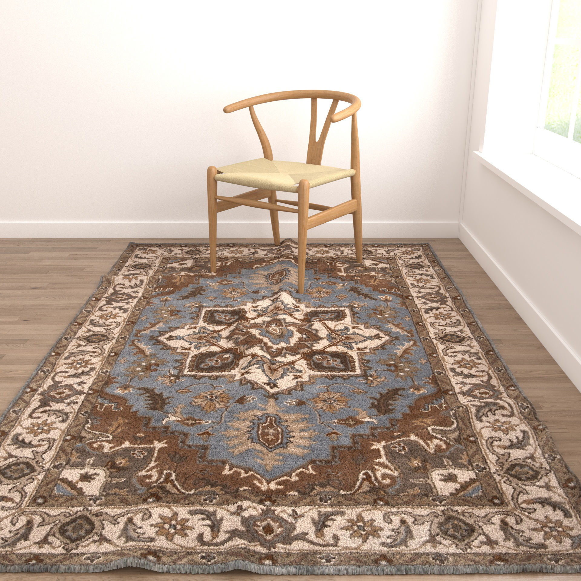 Rugs No 867 Low-poly 3D model_3