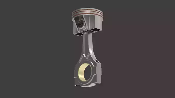 Engine Piston Assembly 3D print model