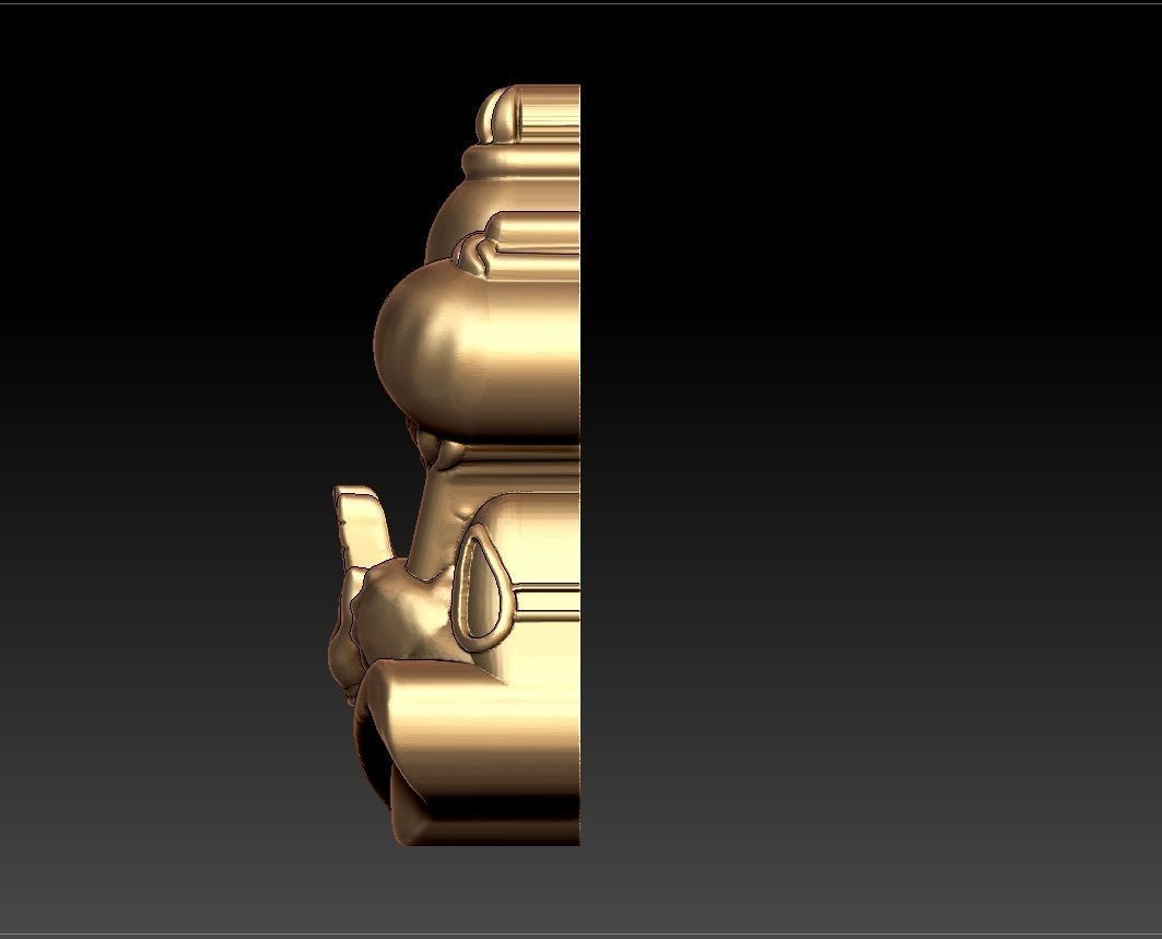 HUNUMAN PENDENT 3D print model_2