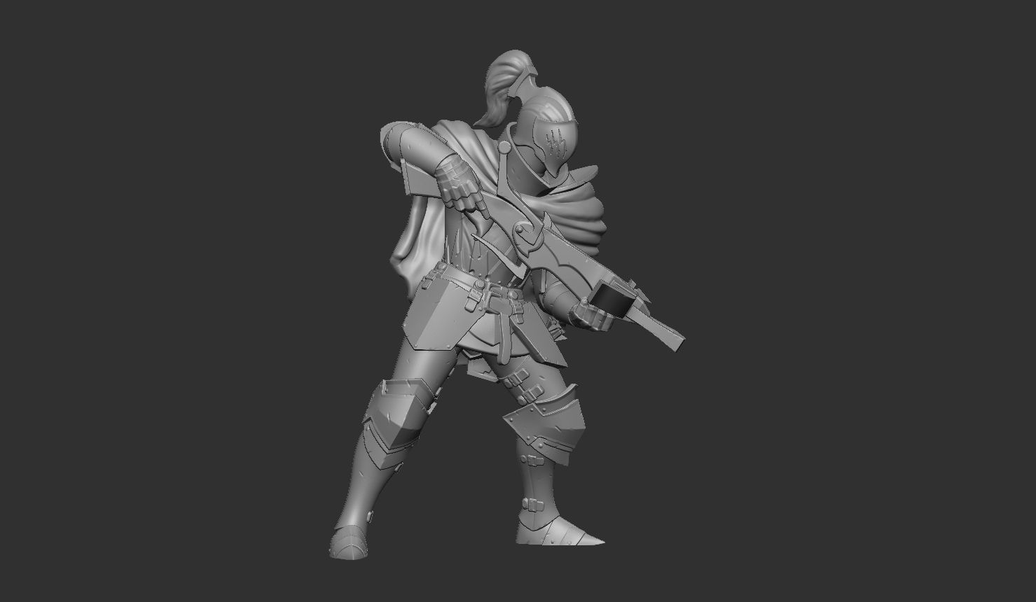 Heralds of the Storm - Stormcloak 3D print model_15