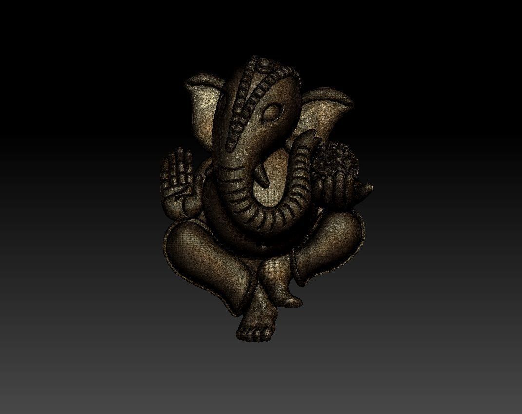 VINAYAGAR PENDENT 3D print model_5