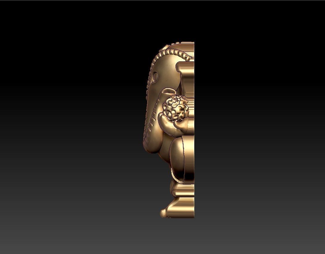 VINAYAGAR PENDENT 3D print model_2