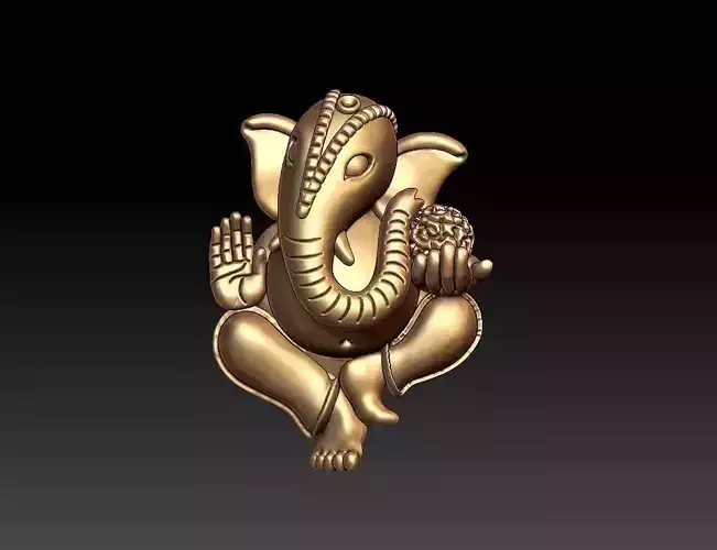 VINAYAGAR PENDENT 3D print model