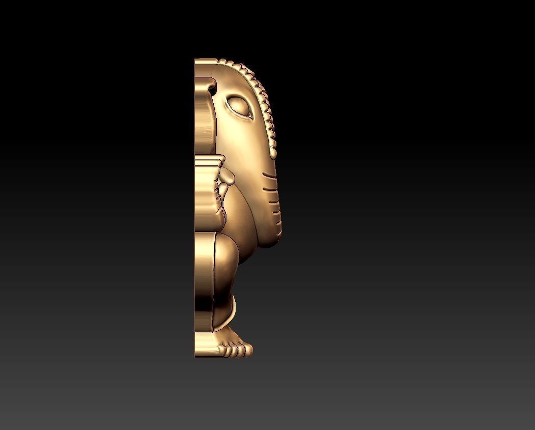 VINAYAGAR PENDENT 3D print model_4