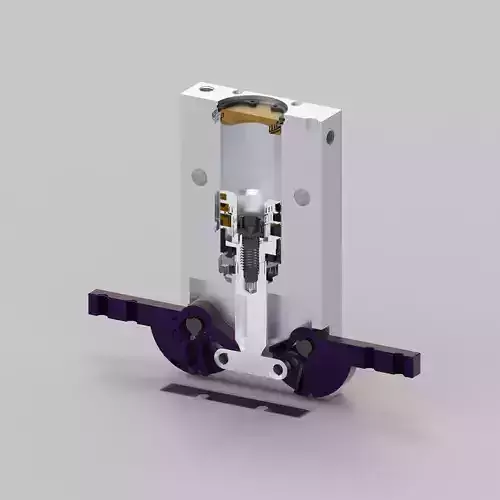 pneumatic gripper 3D print model
