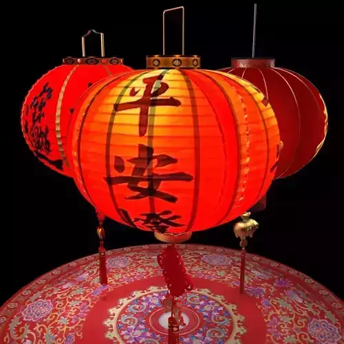 Chinese red lantern 