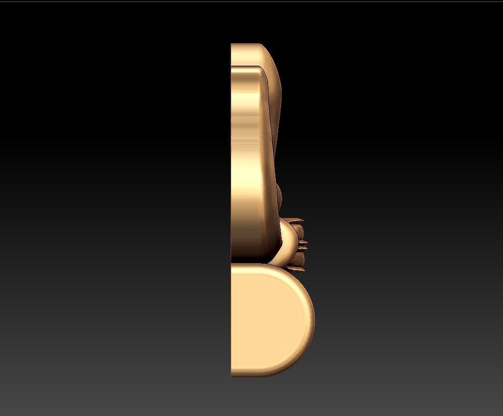 TRISHUL PENDENT 3D print model_4