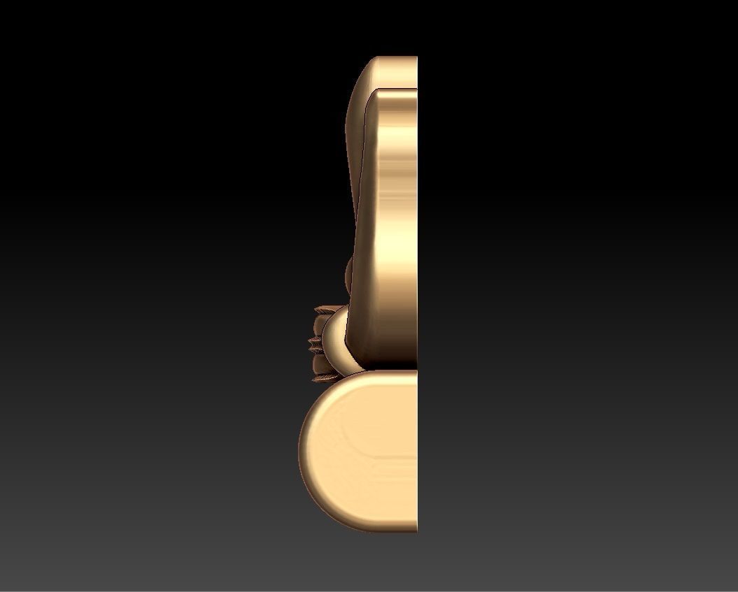 TRISHUL PENDENT 3D print model_2