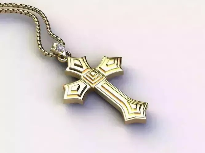 Jesus Christ Pendant 11 3D print model