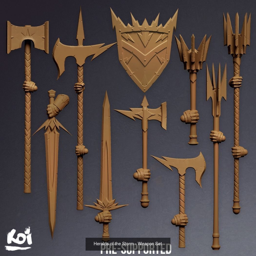 Heralds of the Storm - Bundle 3D Model Collection_13