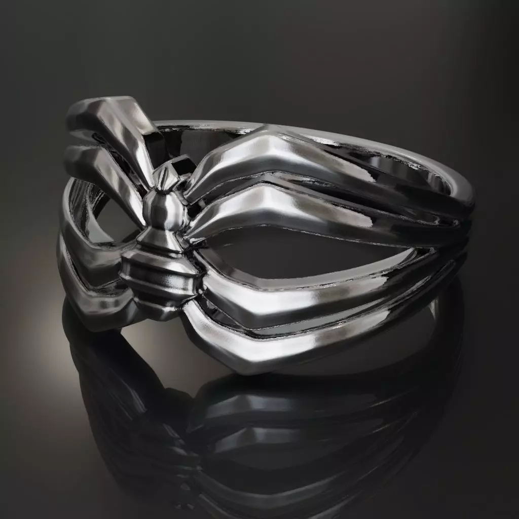 Spider ring 3D print model