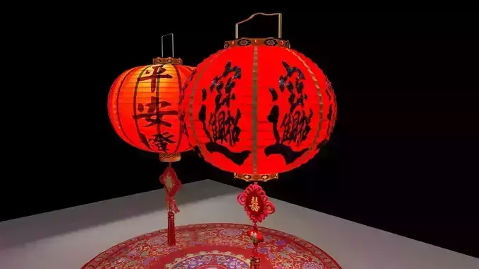 Chinese red lantern 