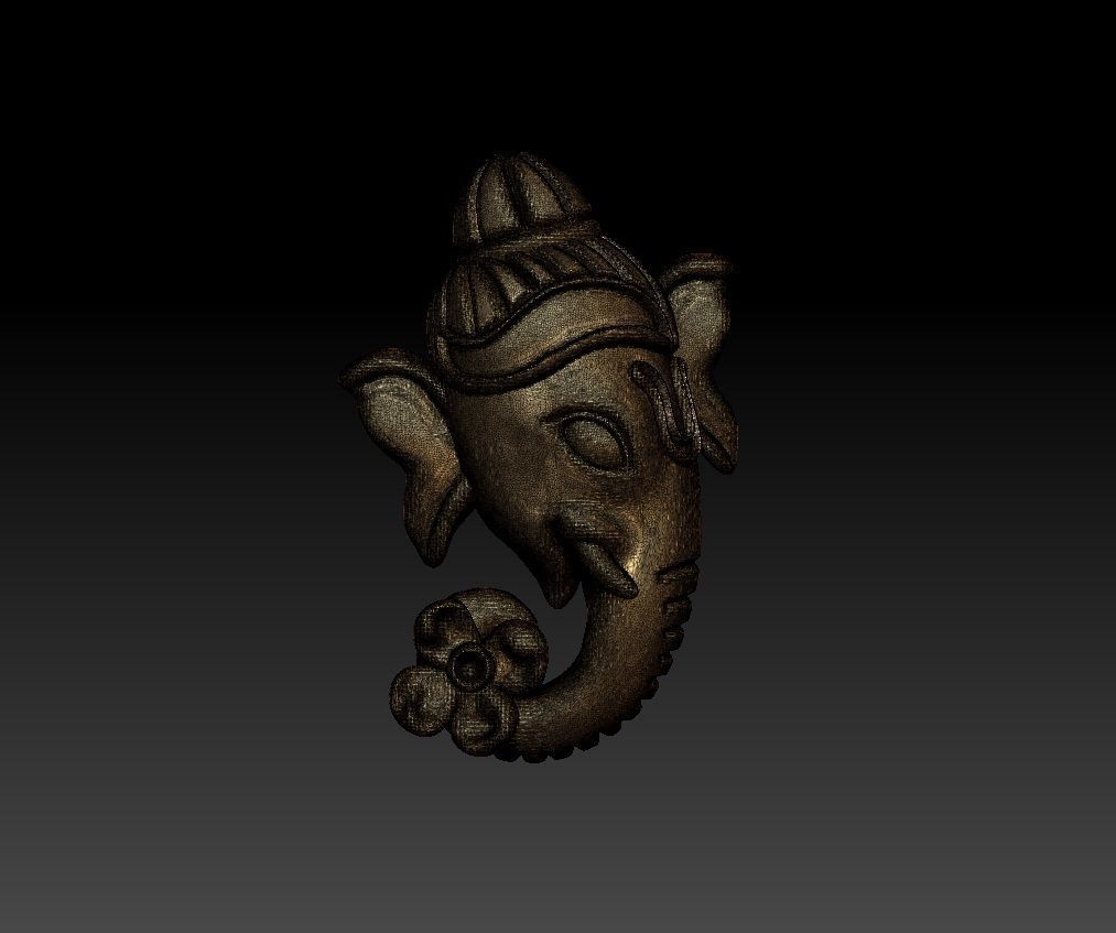 VINAYAGAR PENDENT 3D print model_5