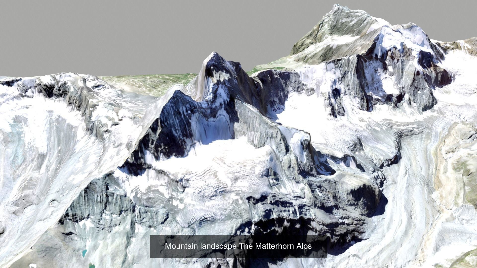 Collection of mountain landscapes _6