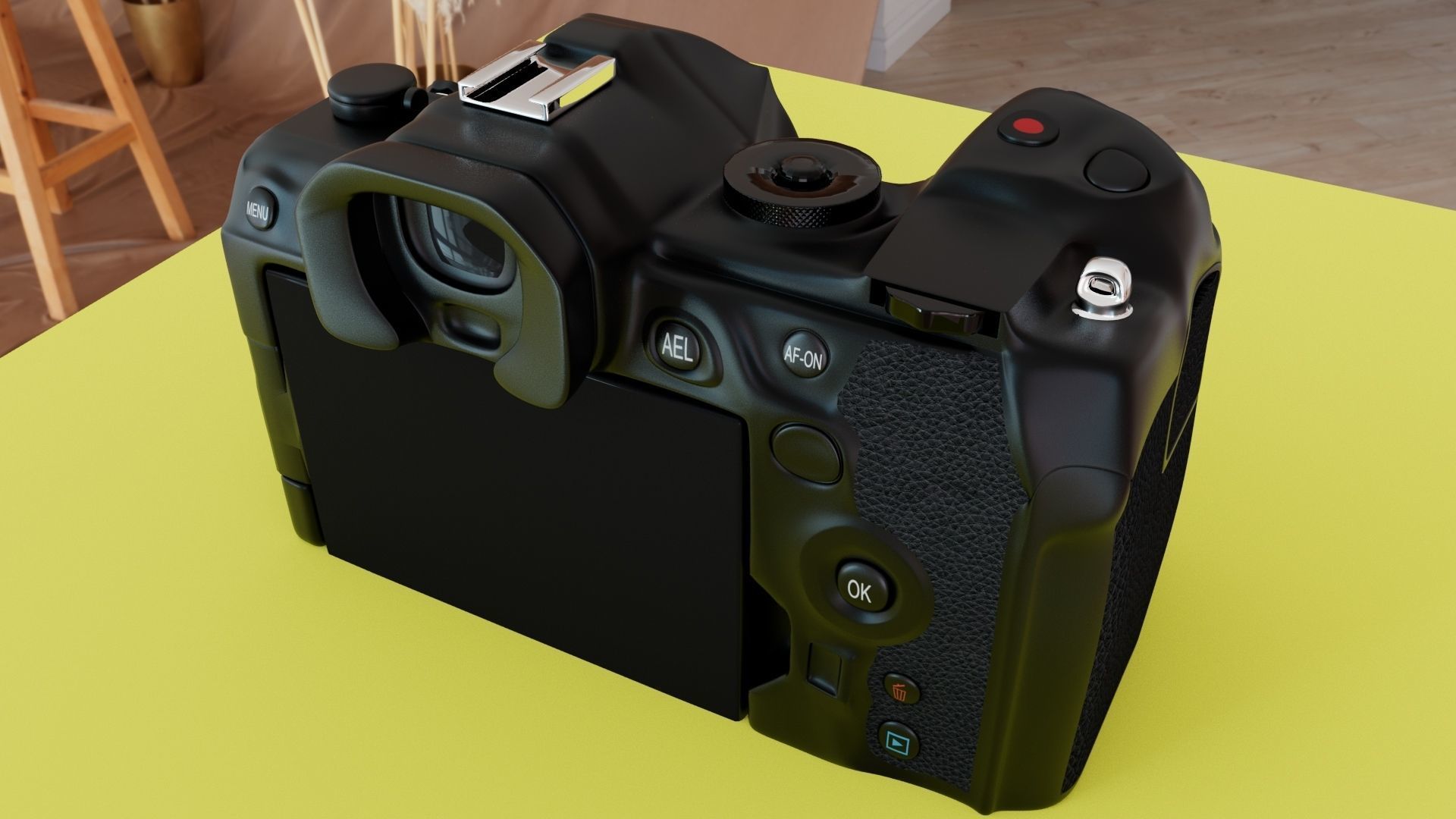 3D Digital camera OLYMPUS OM-1 3D model_10